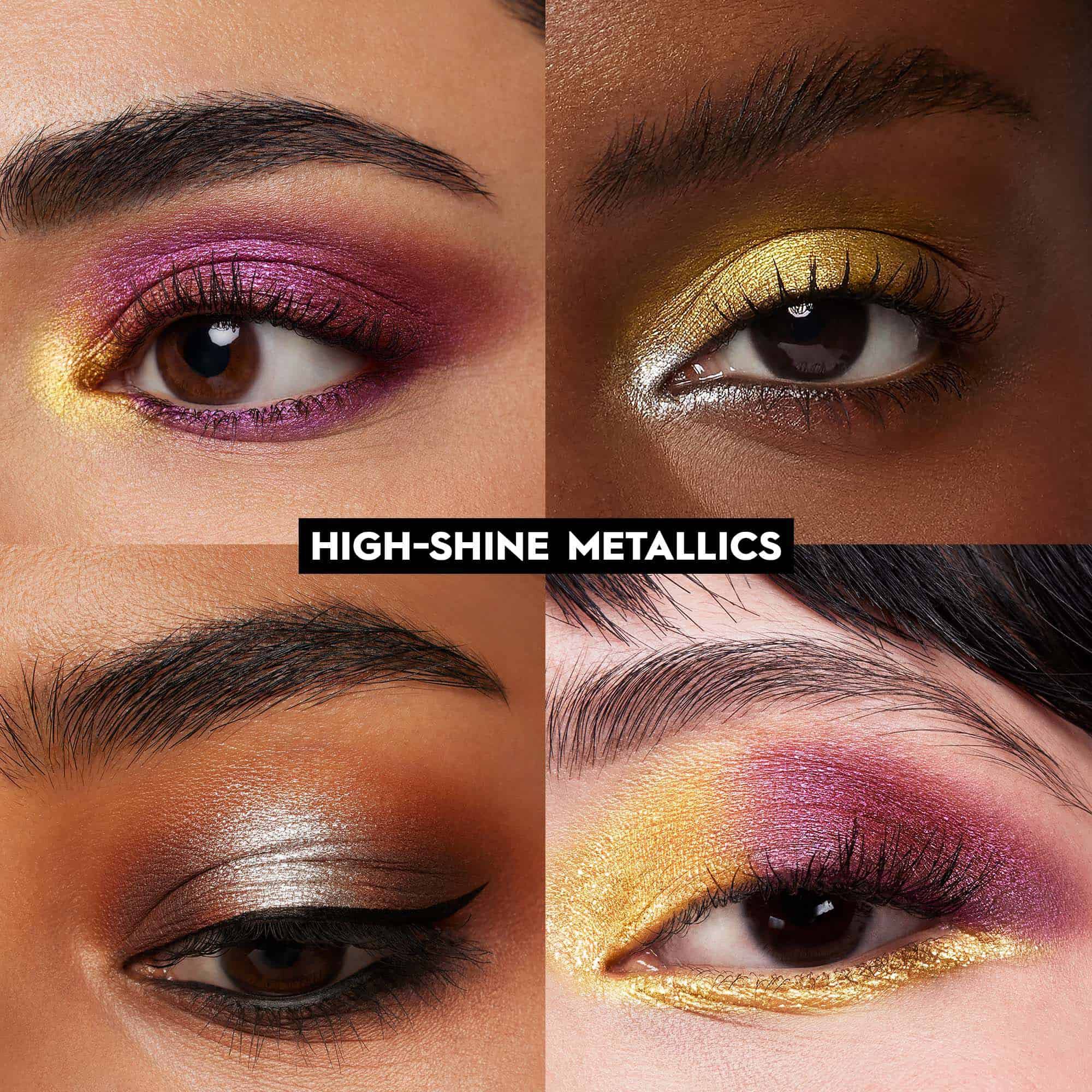 Metallic eyeshadow best sale